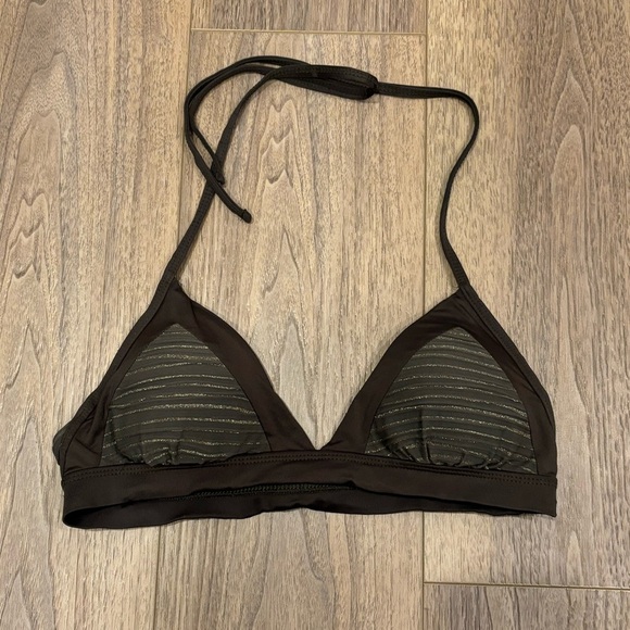 Vitamin A Triangle Halter Neck Bikini Top - Picture 1 of 3